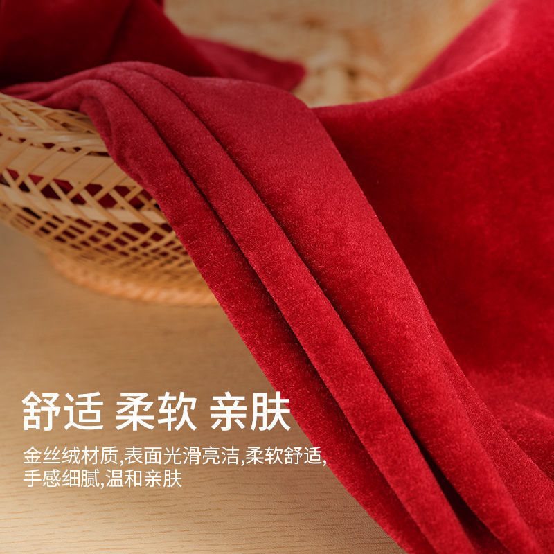 红色绒布金丝绒红布幕布暗酒红色舞台幕布背景布桌布台布拍摄布料
