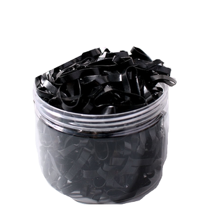 橡皮筋女扎头发一次性高弹力耐用黑色胶圈小头绳大人加粗加厚发圈