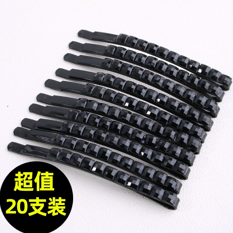 一字夹发夹侧边边夹卡子夹子发卡