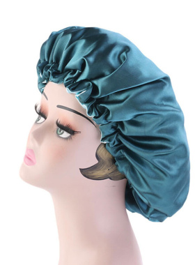 极速Hair Satin Bonnet For Sleeping Shower Cap Silk Bonnet Bo