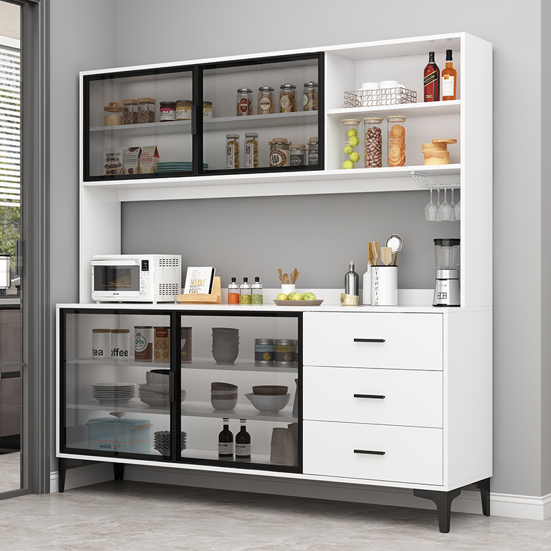 爱卡奇简约现代餐边柜碗柜杂物柜