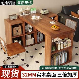 实木转角书桌家用学生梳妆台l型拐角电脑桌办公书柜一体桌子卧室