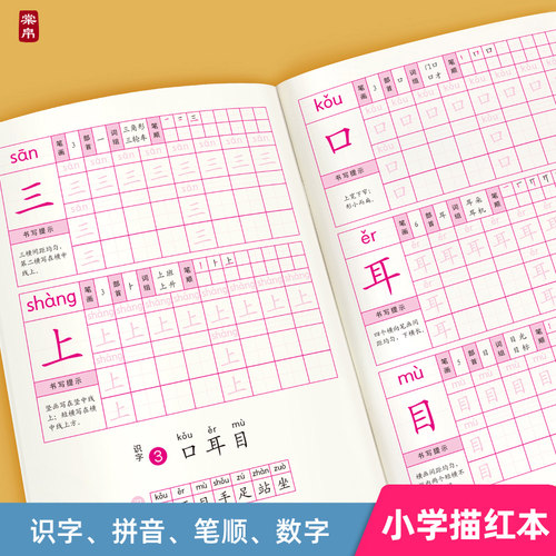 【课本同步】一年级生字描红本