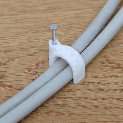 电线卡扣固定器线路钉墙上卡线走线墙面线扣网线整理u型线卡夹子