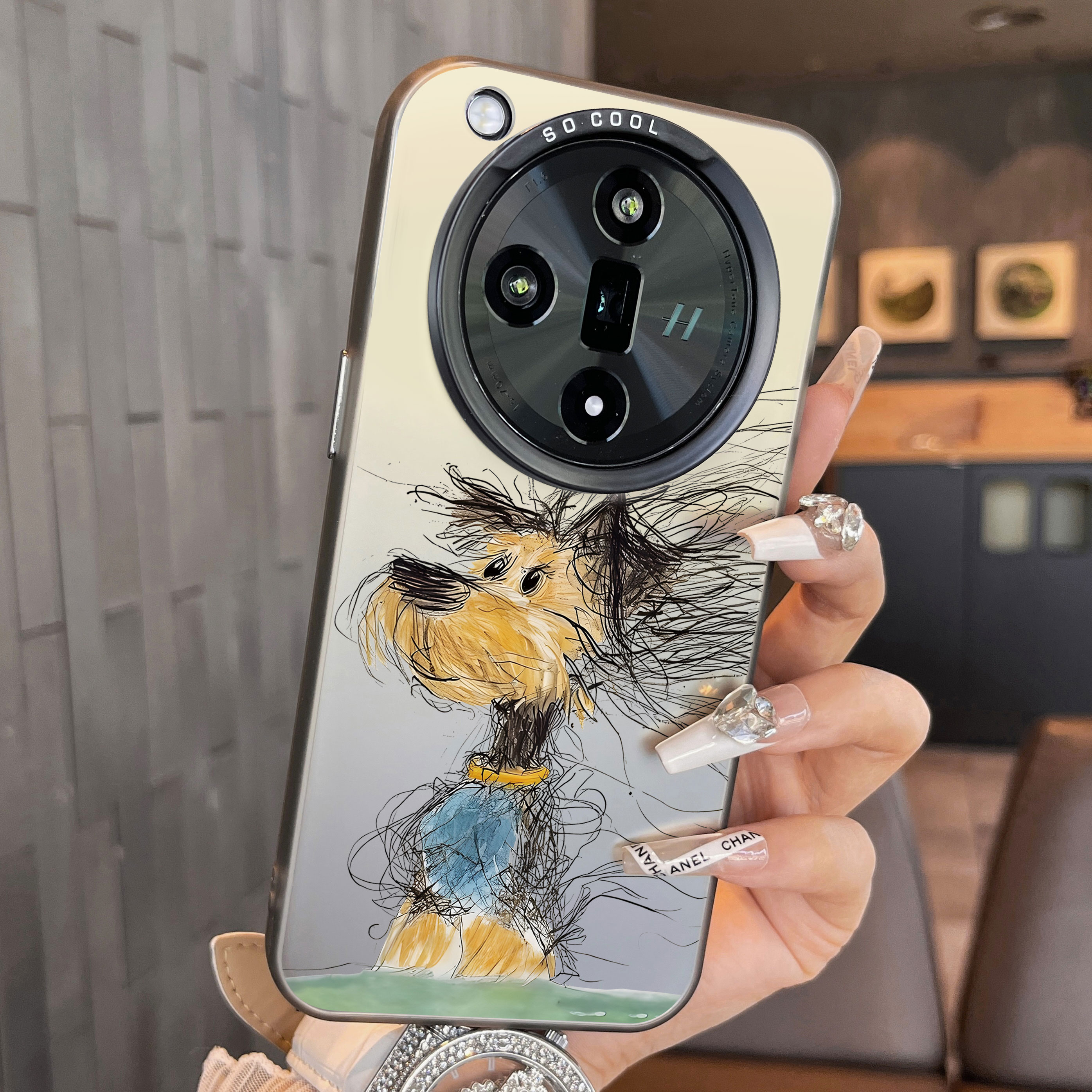 oppofindx5彩银简约手机壳