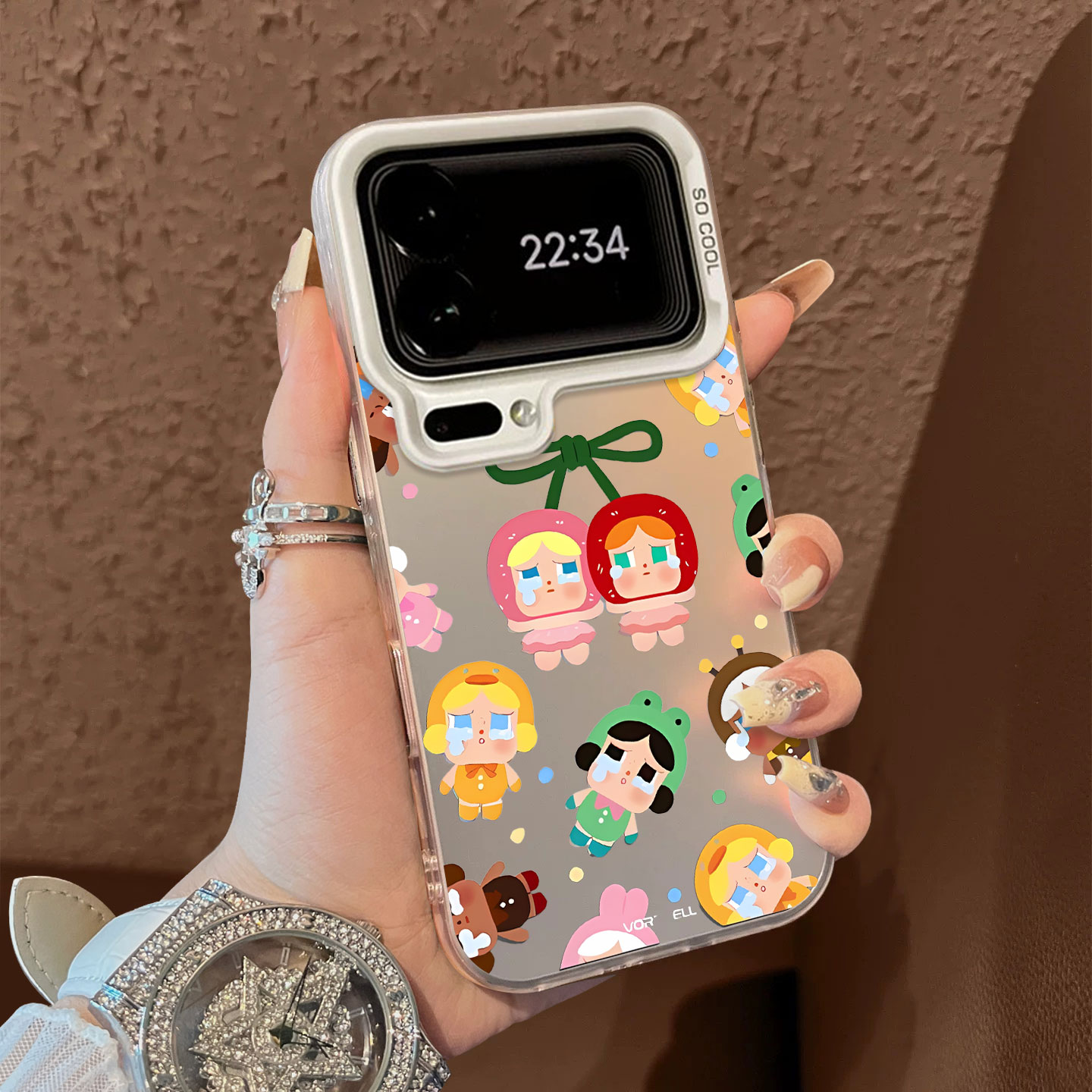 适用于小米17promax手机壳简约樱桃帽女孩彩银高级感12spro外全包11个性创意新款男女13pro套14/15ultra至尊