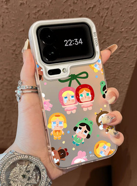 适用于小米17promax手机壳简约樱桃帽女孩彩银高级感12spro外全包11个性创意新款男女13pro套14/15ultra至尊