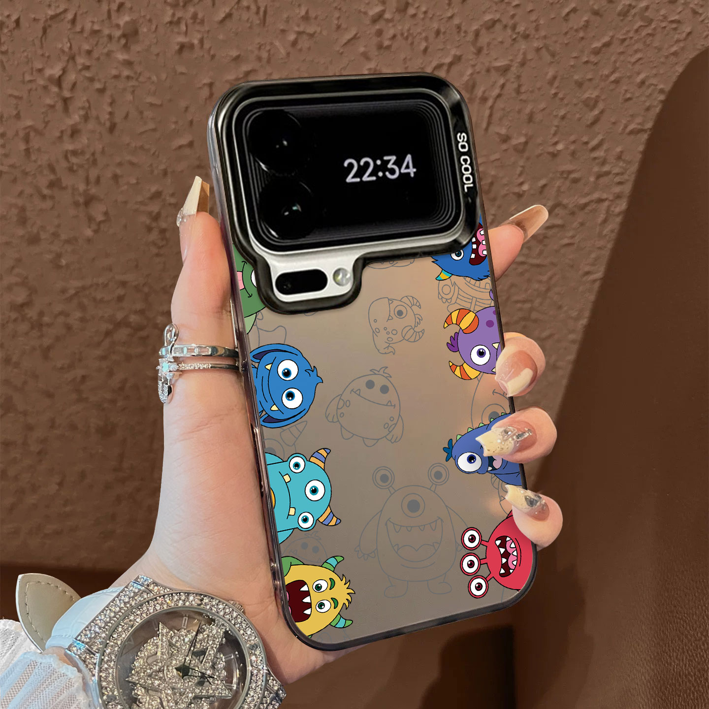 适用于小米17promax手机壳简约多色小怪兽彩银高级感12spro外全包11个性创意新款男女生13pro套14/15ultra至