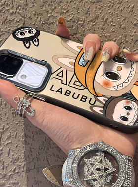 适用于vivos30promini手机壳黄色拉布布支架彩银s17新品s16e男女款s15全包s12防摔s19保护套18简约s20