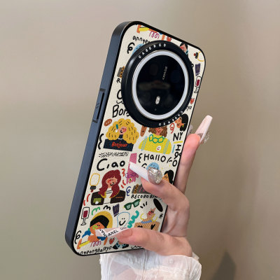 适用于华为mate70proplus手机壳时尚女孩们刀锋60pro十小羊皮支架40简约新款50e套防摔男女生mate60pro+