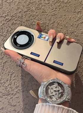 适用于realme真我GT6手机壳迷你小冰箱彩银新品5Pro男女款全包12proplus防摔高级感保护套磨砂简约真我11+