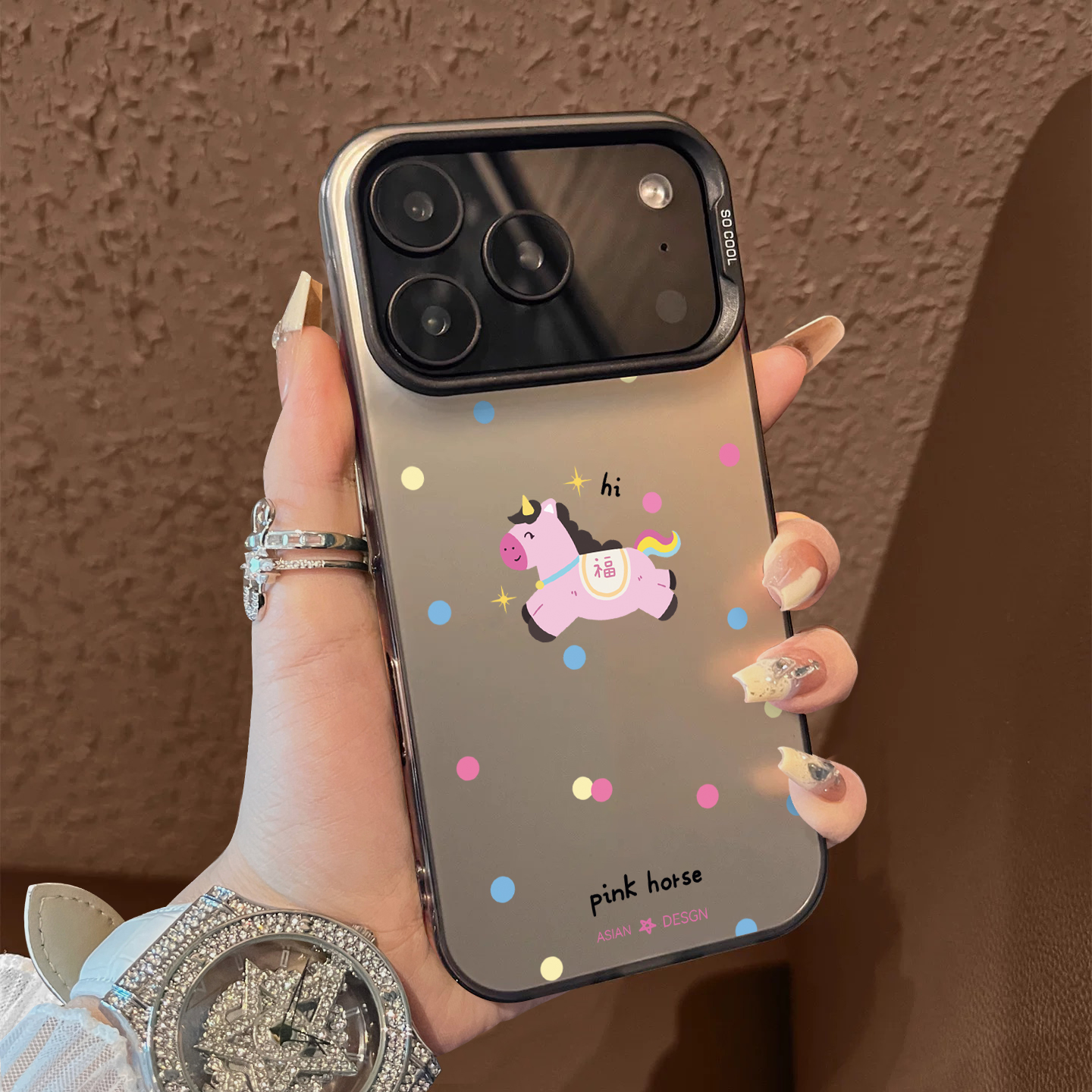 适用于苹果17promax手机壳粉福马16e支架高级感15/13彩银12套新品xr防摔xs男女款17air保护套iPhone14