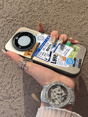 适用彩银华为手机壳简约