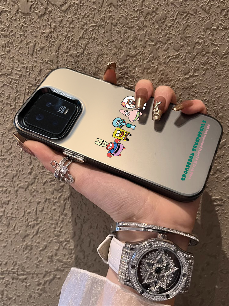 适用于小米14手机壳简约横排海绵彩银高级感12spro外全包11ultra个性创意新款男女生13pro套12超薄红米note13