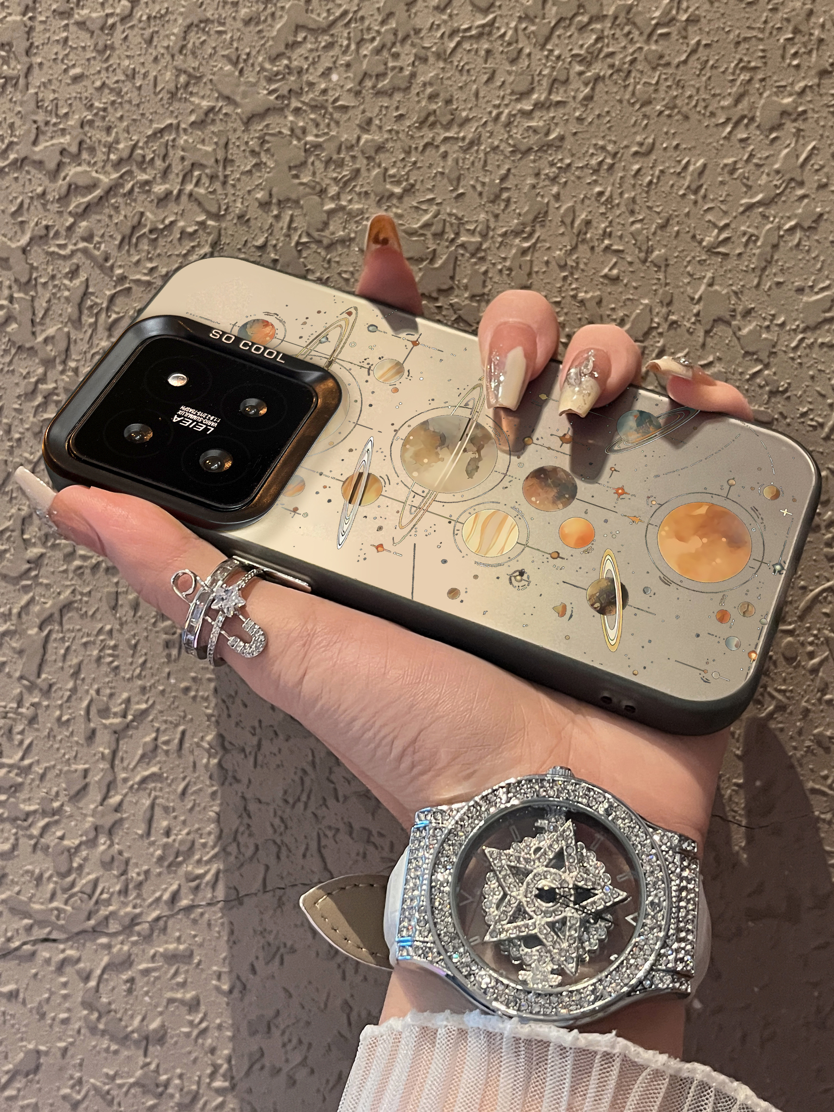 适用彩银小米手机壳简约