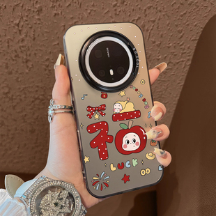 保护套70air新年 30epro防摔男女款 适用于华为mate80promax手机壳福爬爬星星人支架60简约50系列彩银40 套新品