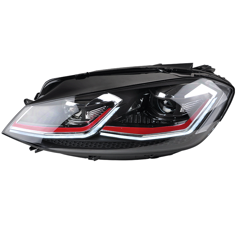 高尔夫7大灯总成改装大灯总成
