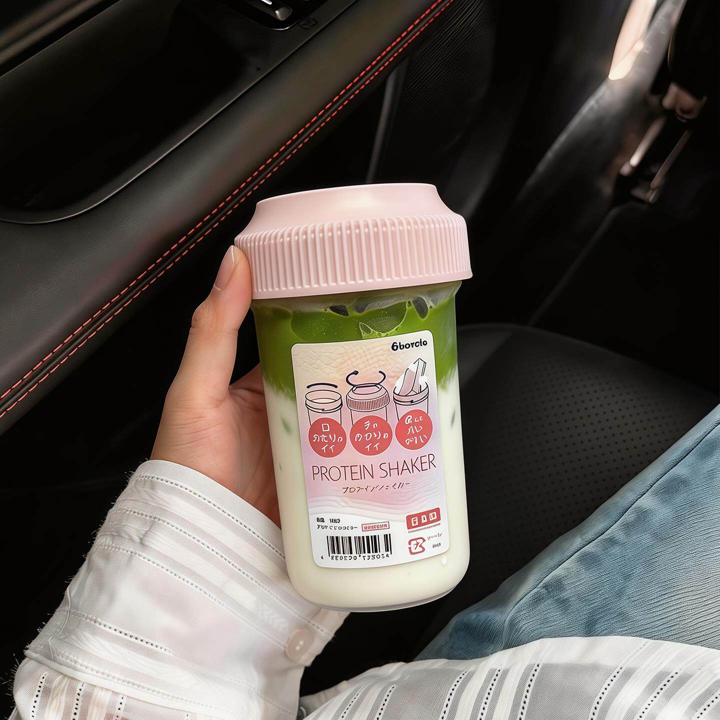 随手杯夏季便携外带果汁茶冷萃杯大容量随手杯带刻度摇摇杯水杯
