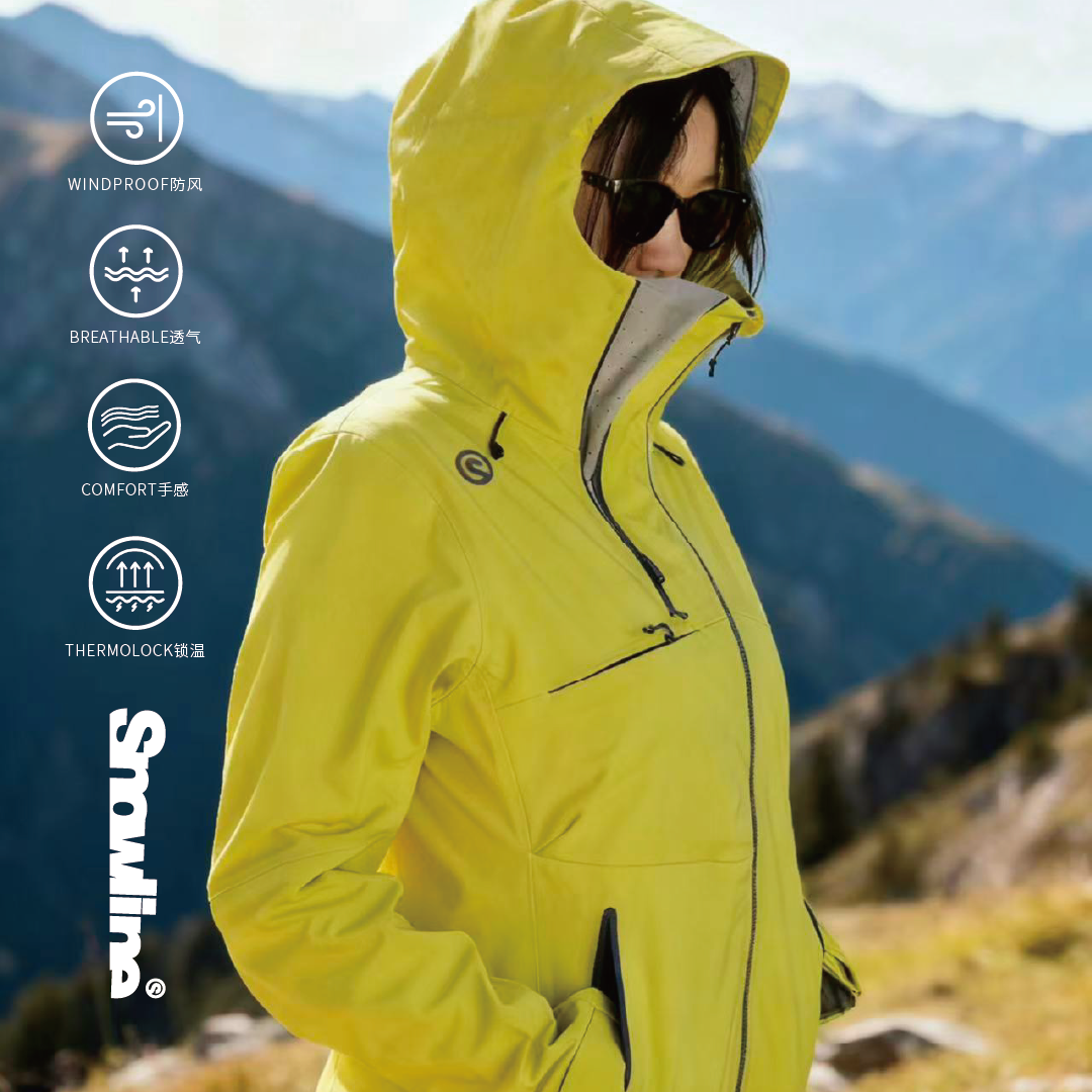 Snowline雪线3L户外连帽软壳外套