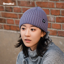 Snowline雪线时尚针织帽一体编织弹力帽质感舒适男女同款冬季保温