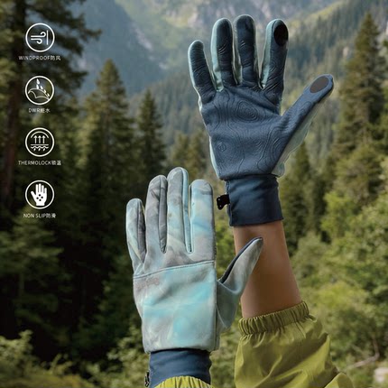 Snowline雪线功能软壳手套户外骑行日常抓绒保暖防风滑雪多场景款
