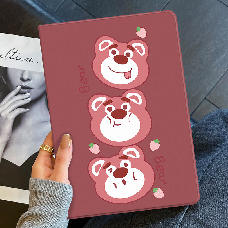 ipadpro11保护壳苹果air5套min6平板2021带笔槽支架air2硅胶书本3迷你4电脑ipadpro2018保护套九代20英寸适用