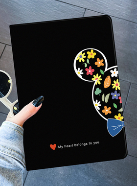 ipadpro11保护壳苹果air5套min6平板2021带笔槽书本3支架air2电脑4硅胶5迷你9新款第五六七八九代20英寸适用