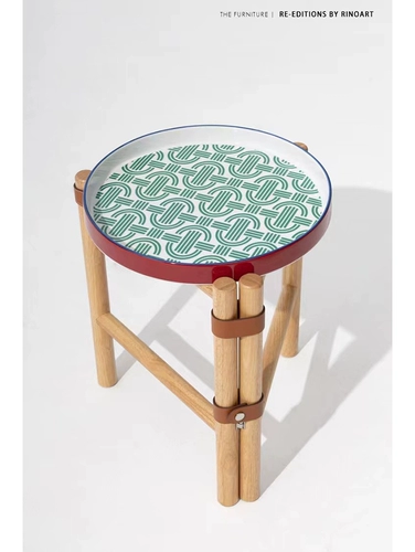 Ruo Nai H Средневековая оливковая зеленая свиная носовая цепь Цвета Фарфоровая телячья кожа может быть удалена несколькими журнальным столиком в гостиной