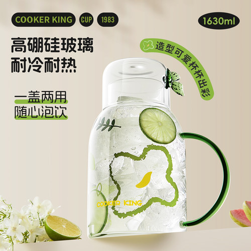 炊大皇高硼硅简约时尚冷水壶