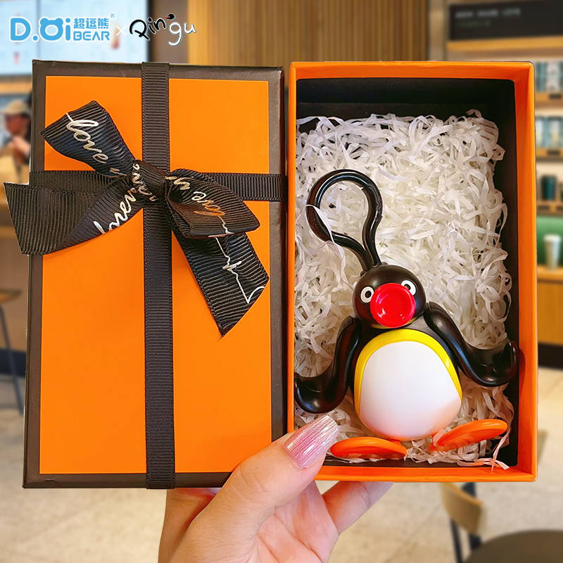 正版PINGU企鹅家族会动的拉绳