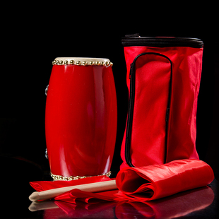 成人腰鼓木质儿童小腰鼓专业全套安塞腰鼓牛皮秧歌鼓舞蹈腰鼓大人