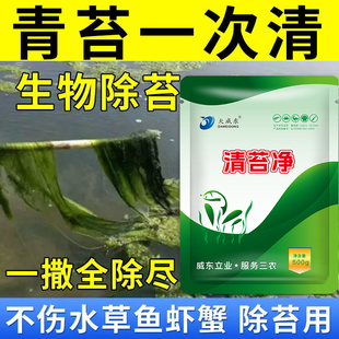 青苔一扫光水产养殖专用除青苔鱼虾蟹塘去青苔蓝藻净水剂净化水质