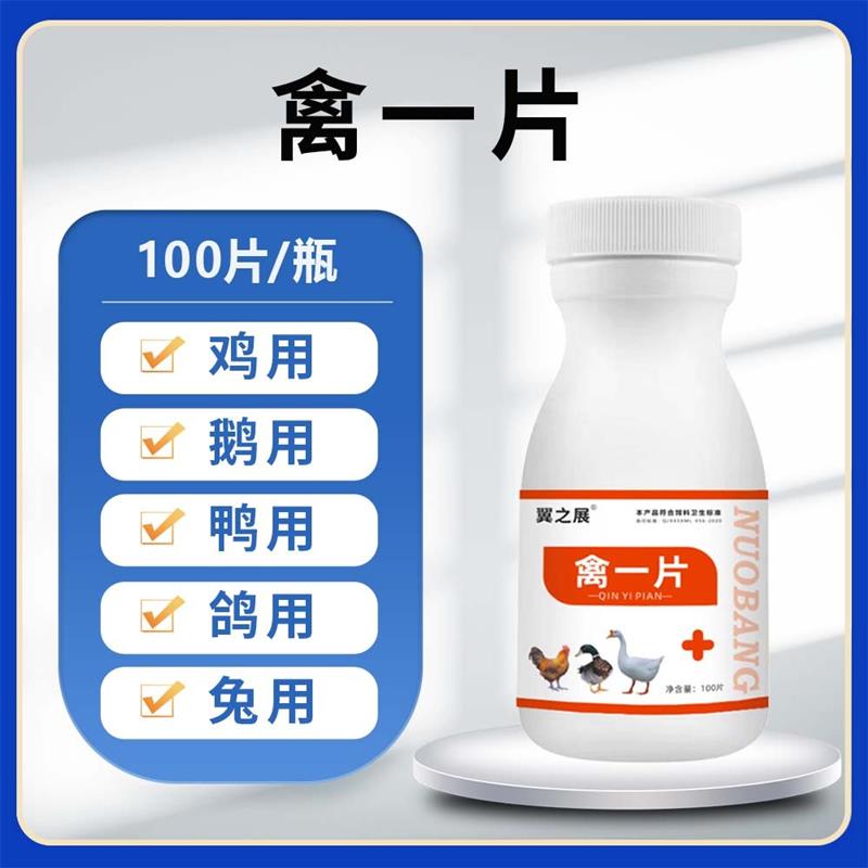禽一片100片 禽用鸡鸭鹅鸽子水质调节剂
