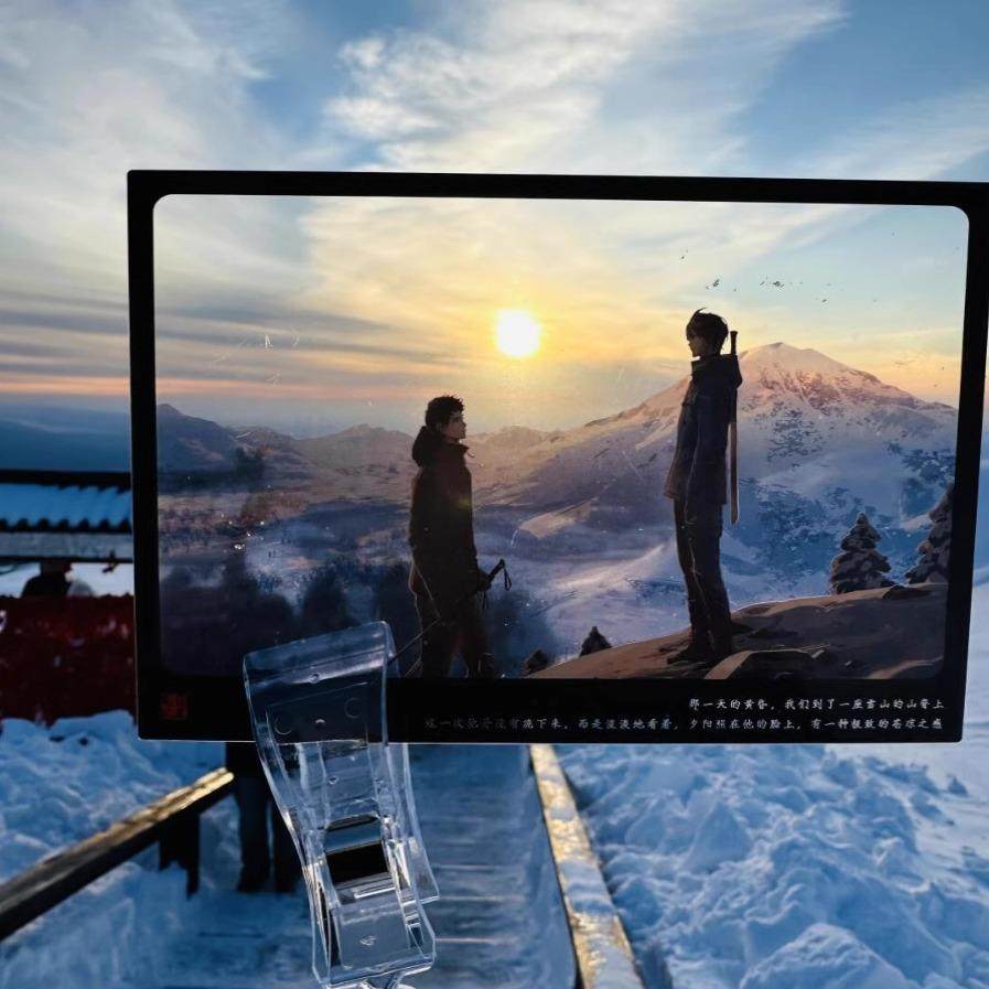 长白山盗墓笔记周边十年之约张起灵吴邪透卡亚克力摆件拍照打卡谷