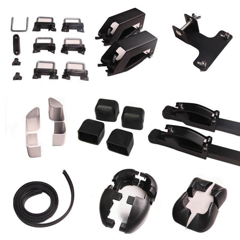 夹脚爪支架suv 汽车车载车顶双层行李架框配件通用固定件夹子卡扣