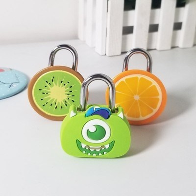 宿舍柜子小锁子可爱装饰柜子锁宿舍用大学生少女心卡通防撬密码锁