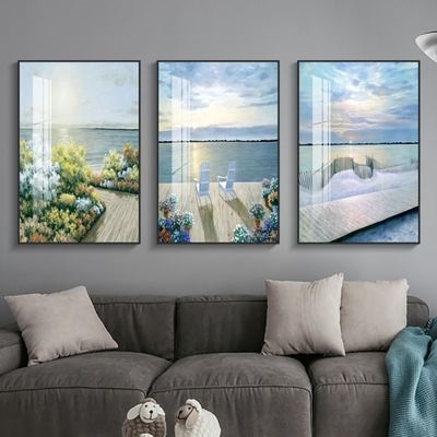 沙发背景墙装饰画客厅小户型挂在客厅墙上的壁画挂画小尺寸墙画