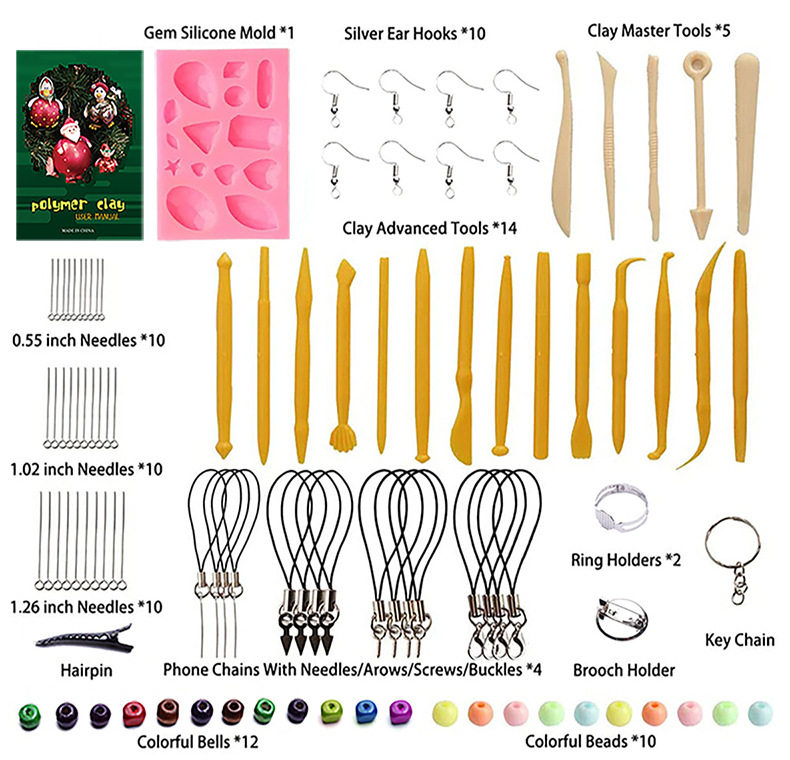 점토 점토 부드러운 점토 DIY 재료 반죽 점토 남자 수제 플라 스티 신 어린이 점토 컬러 점토 도구 세트 Y2
