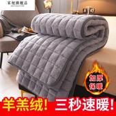 羊羔绒床垫软垫家用薄款 单人双人学生床褥保护垫铺垫被褥子防滑垫