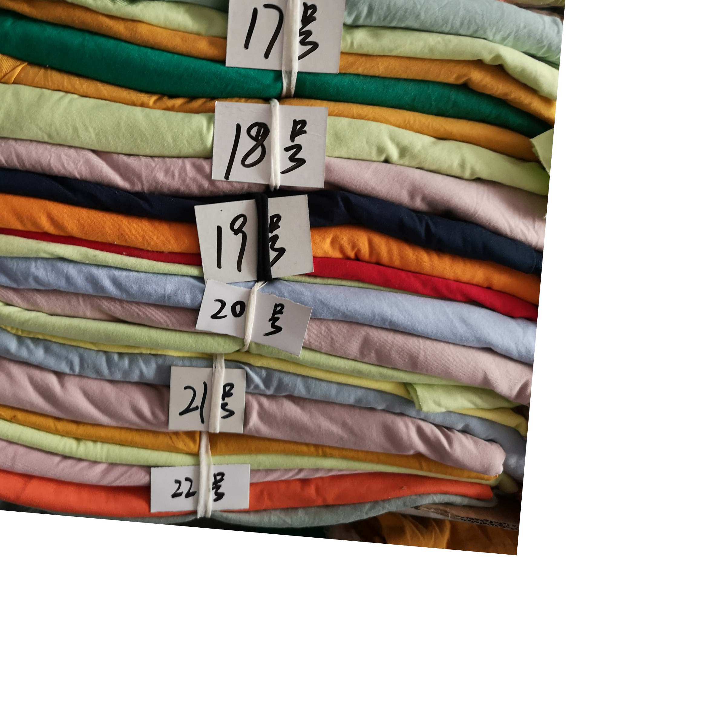 新款称斤婴幼儿夏季汗布布头纯棉单面针织t恤布料棉衣里子布