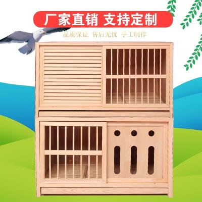 鸽子笼鸽子巢箱配对笼鸽子用品推拉门单箱上翻门鸽具用品便携笼子