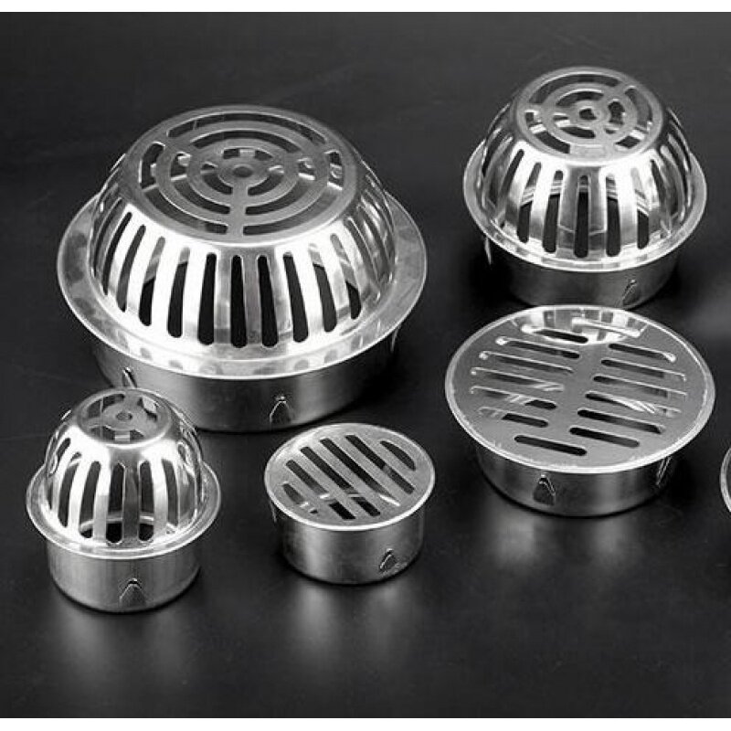 防老鼠地漏雨水斗堵塞4寸110漏盖外墙插斗斗盖50盖子水槽露天树叶