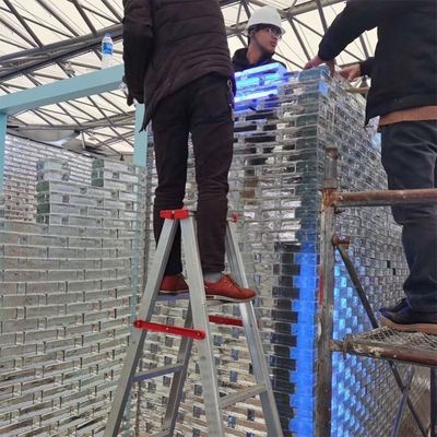 造型艺术玻璃空心卫浴长方形实心透明浴室不透玻璃砖隔断墙家用