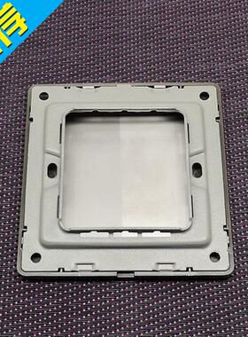 10个◆新款◆银灰色304不锈钢拉丝86型线盒空白面板暗盒装饰