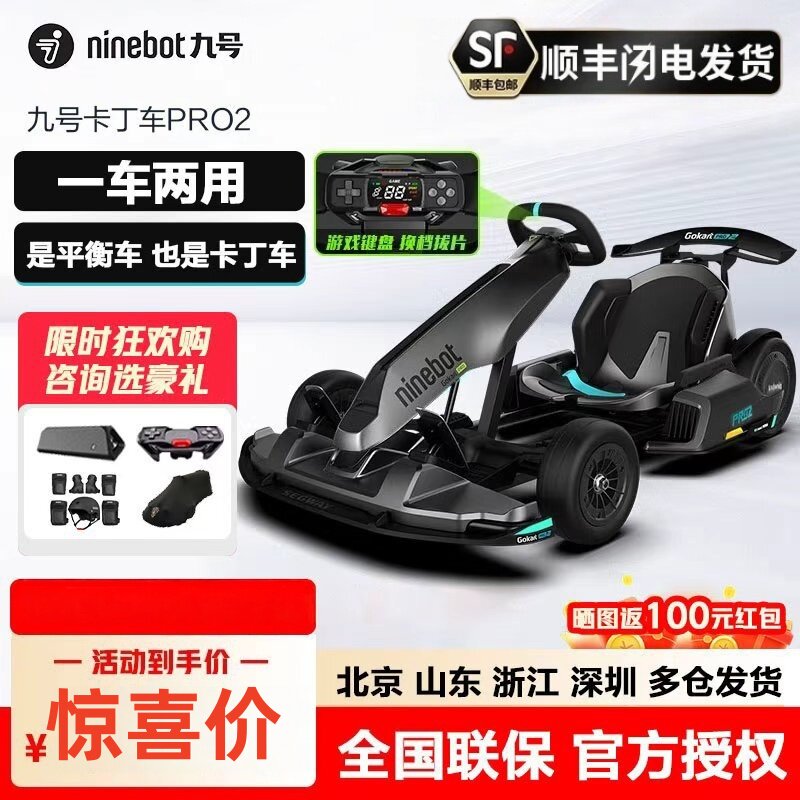 赛车卡丁车儿童成年人Ninebot图片