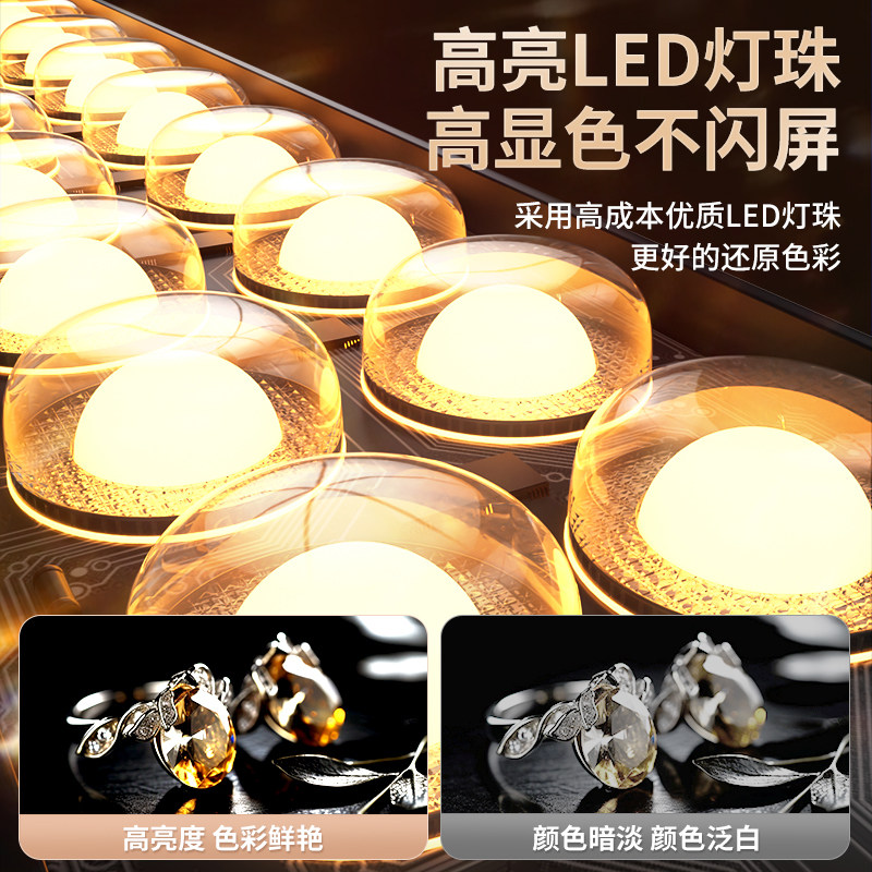 拍照珠宝饰品台静物摄影棚小型产品拍摄箱打旬补光灯摄影盛南