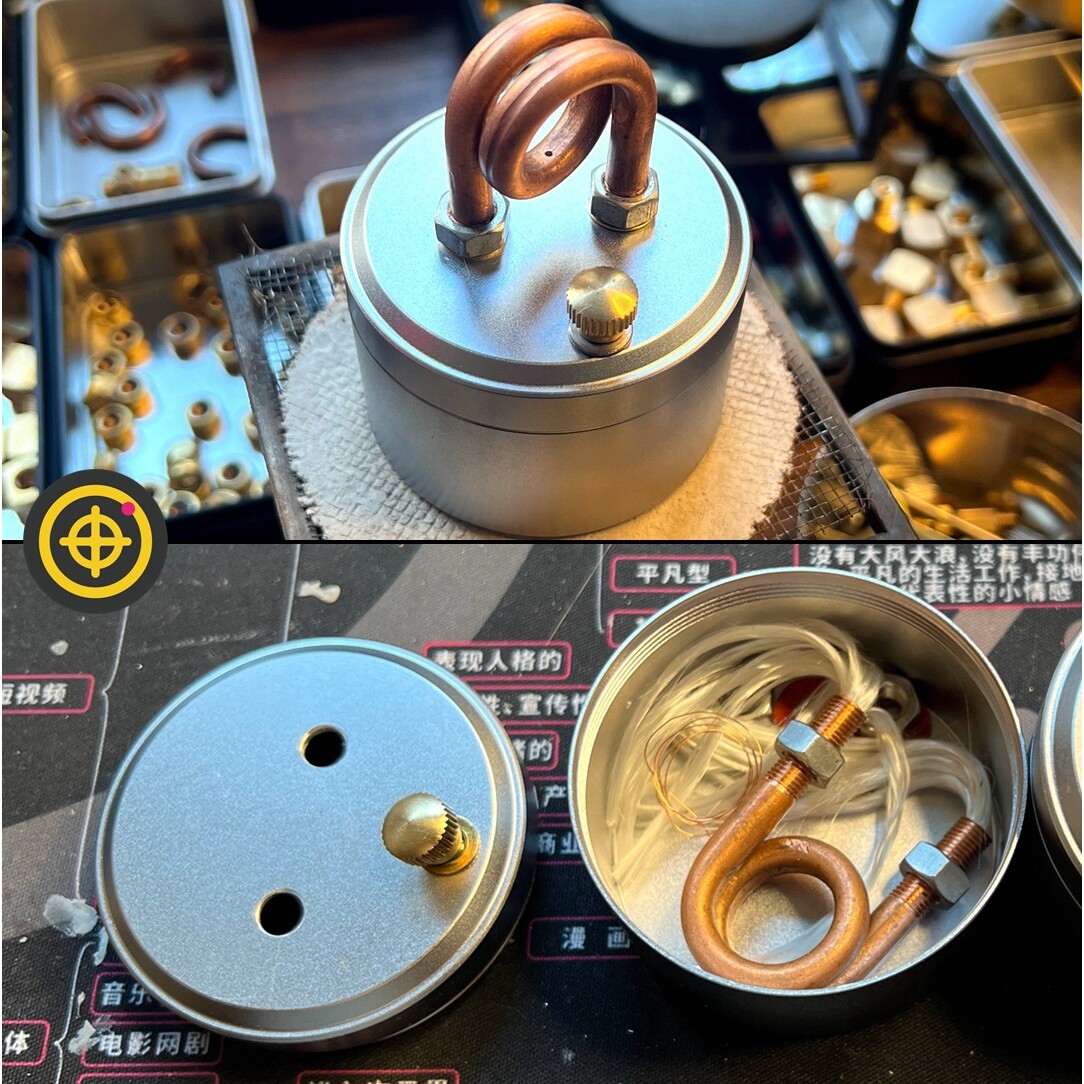迷你自增压酒精炉罐体盘管配件户外煮茶手作咖啡DIY加厚厂家直供