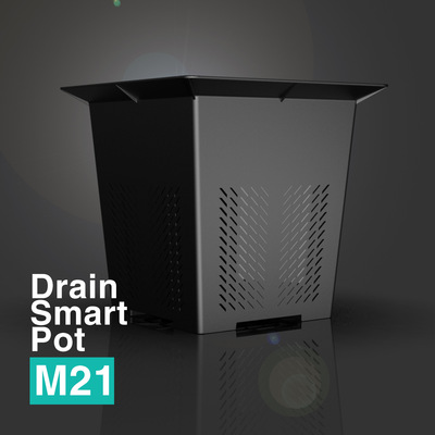 M21Drain Smart Pot块根龙舌兰展示级盆 控根 透气EARTHWEAR花盆