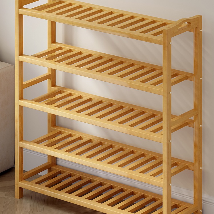 鞋架简易家用入户经济型出租房宿舍门口鞋柜简约木质多层架子收纳
