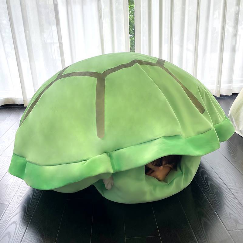 乌龟壳抱枕可穿戴公仔睡觉睡袋玩偶毛绒巨型懒人人穿龟壳沙发